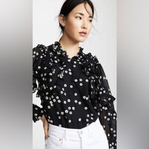 Retail $684 Anthropologie Rebecca Taylor Alessandra Blouse